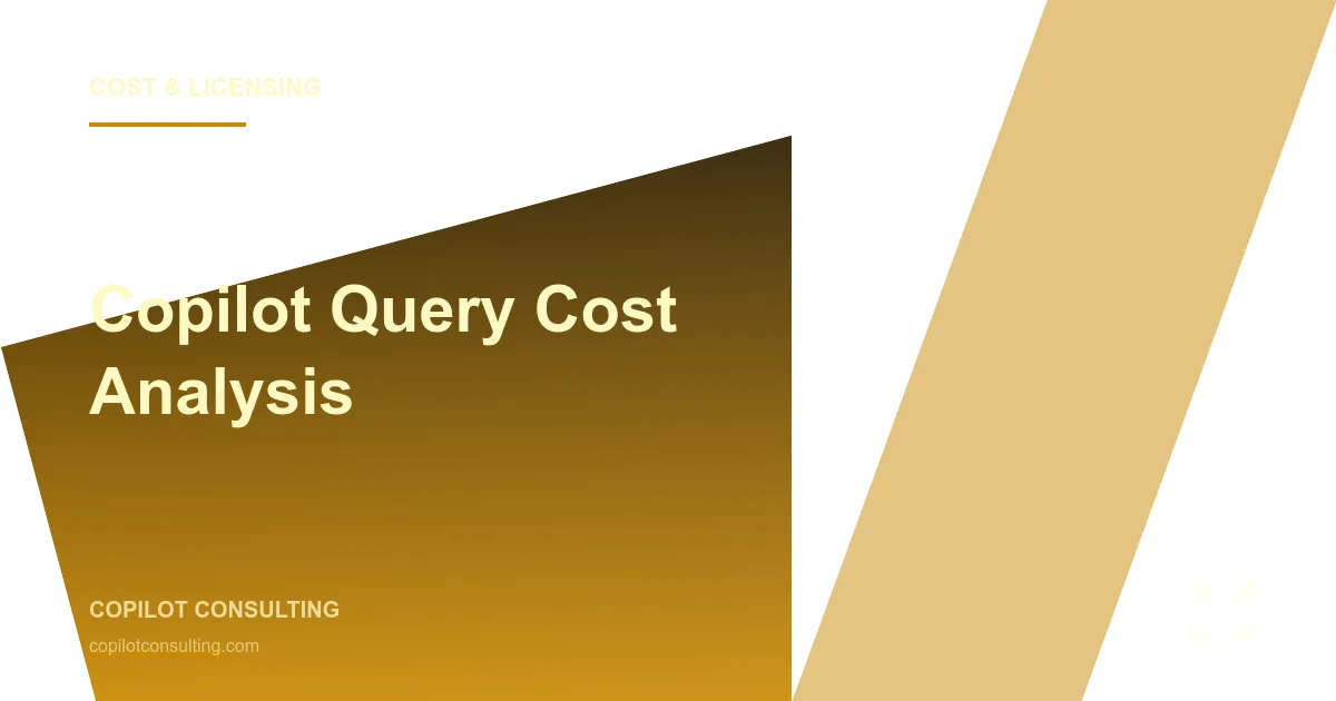 Hero image for Copilot Query Cost Analysis: Enterprise Consumption Planning for 2026